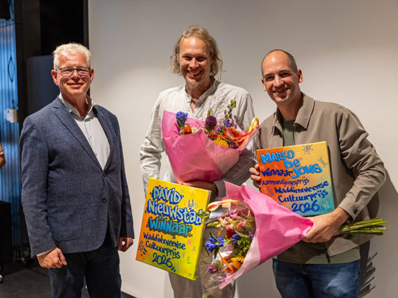 Marko de Jong wint Aanmoedigingsprijs Cultuurprijs Waddinxveen 2026